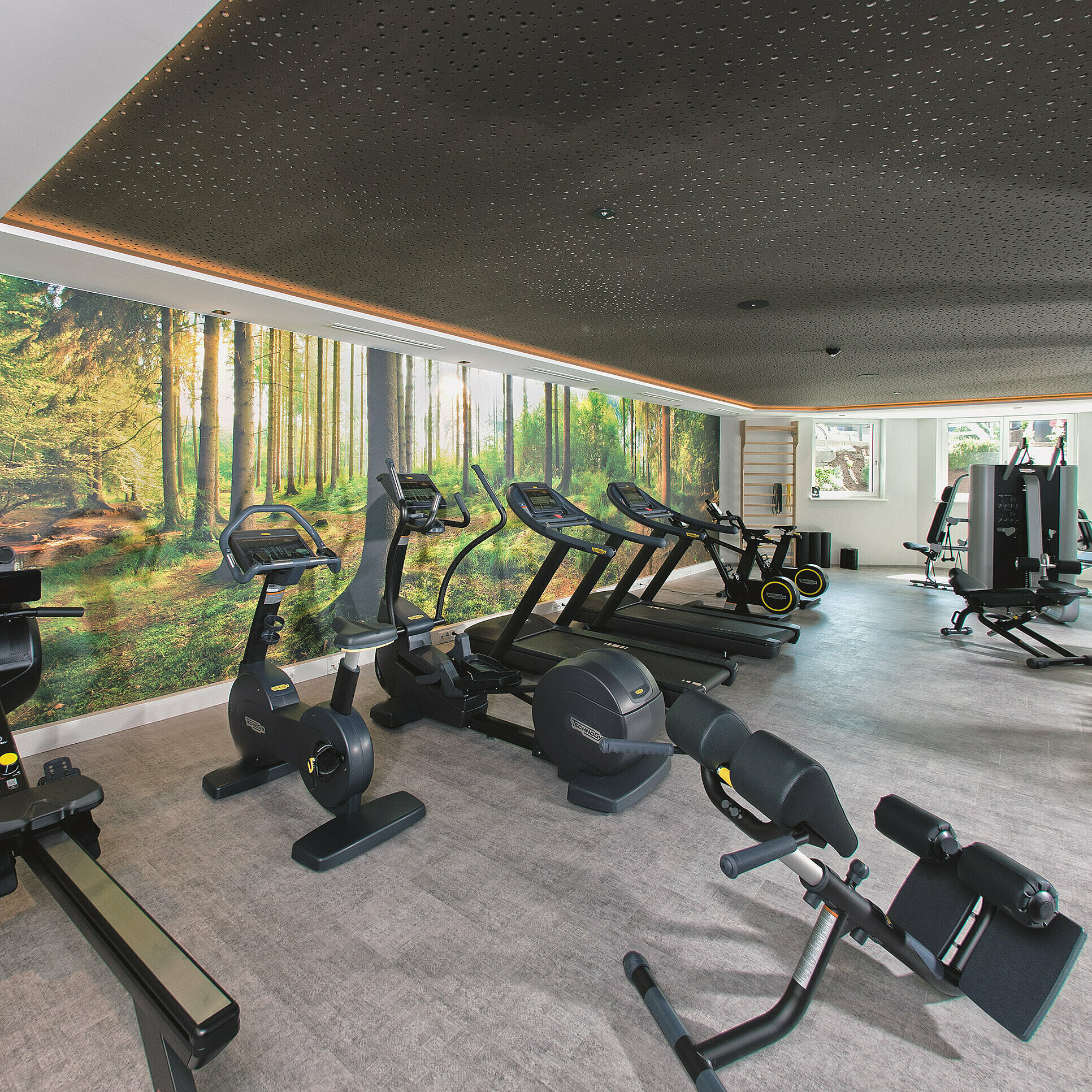 Fitnessbereich im Wellnesshotel Truyenhof in Tirol