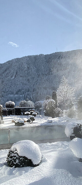 Tirol Hotel mit Pool im Winter im Hotel Truyenhof